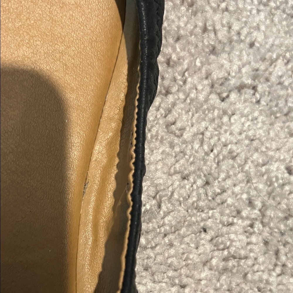Lucky Brand Black Leather Flats - Picture 3 of 8